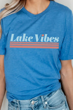 Load image into Gallery viewer, Lake Vibes Summer Fun Water Vacation Graphic Tee