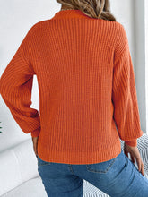 Load image into Gallery viewer, Cutout V-Neck Long Sleeve Sweater