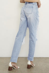 HIGH RISE BAGGY JEANS