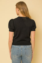 Load image into Gallery viewer, HELLO BEAUTIFUL SHORT SLEEVE SWEATER TOP