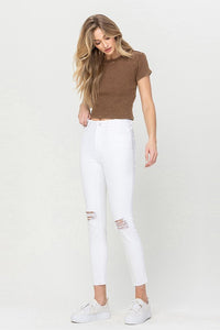 High Rise Crop Skinny Jeans