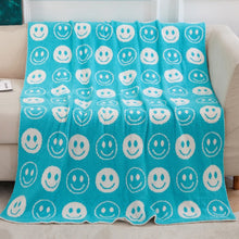 Load image into Gallery viewer, Blanket ALL SMILES Pattern Reversible Blanket