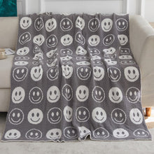 Load image into Gallery viewer, Blanket ALL SMILES Pattern Reversible Blanket