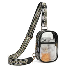 Load image into Gallery viewer, Easy Travels Clear Stadium Sling Crossbody Bag