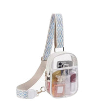 Load image into Gallery viewer, Easy Travels Clear Stadium Sling Crossbody Bag