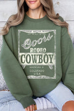 Load image into Gallery viewer, Coors Rodeo Cowboy Graphic Fleece Sweatshirts