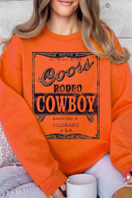 Load image into Gallery viewer, Coors Rodeo Cowboy Graphic Fleece Sweatshirts