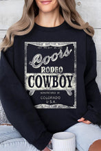 Load image into Gallery viewer, Coors Rodeo Cowboy Graphic Fleece Sweatshirts