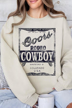 Load image into Gallery viewer, Coors Rodeo Cowboy Graphic Fleece Sweatshirts