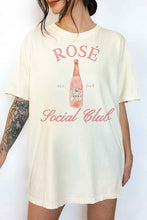 Load image into Gallery viewer, ROSE SOCIAL CLUB OVERSIZED GRAPHIC TEE