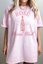 Load image into Gallery viewer, ROSE SOCIAL CLUB OVERSIZED GRAPHIC TEE