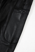 Load image into Gallery viewer, Black V Crossover High Waist Pocketed Leggings