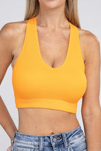 Load image into Gallery viewer, Ribbed Cropped Racerback Tank Top