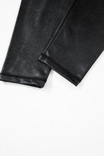 Load image into Gallery viewer, Black V Crossover High Waist Pocketed Leggings