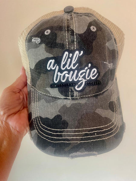 A Lil Bougie Two Tone Trucker Hat