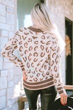 Load image into Gallery viewer, Leopard Mock Neck Long Sleeve Sweater