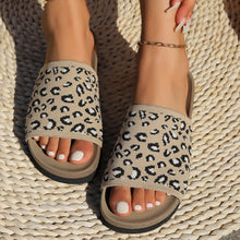 Load image into Gallery viewer, Leopard Open Toe Sandals