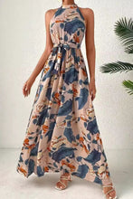 Load image into Gallery viewer, Tied Floral Sleeveless Dress