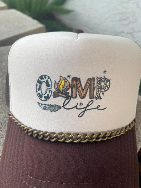 Camp Life Two Tone Mesh Trucker Hat