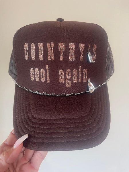 Country's Cool Again Brown Graphic Hat