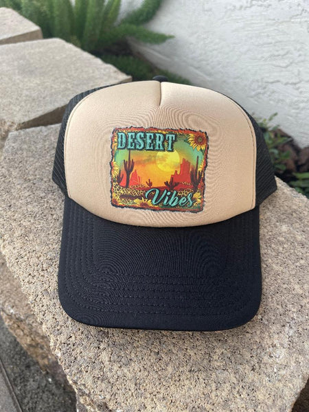 Desert Vibes Graphic Truket Hat