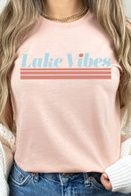 Load image into Gallery viewer, Lake Vibes Summer Fun Water Vacation Graphic Tee