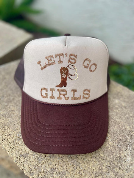 Let's Go Girls Graphic Trucker Hat