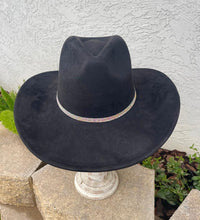 Load image into Gallery viewer, Saddle Up Black Cowboy Hat