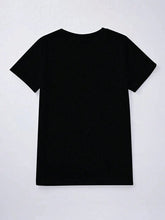 Load image into Gallery viewer, Heart Round Neck Short Sleeve T-Shirt